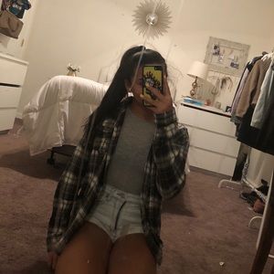 black and white New York jersey flannel